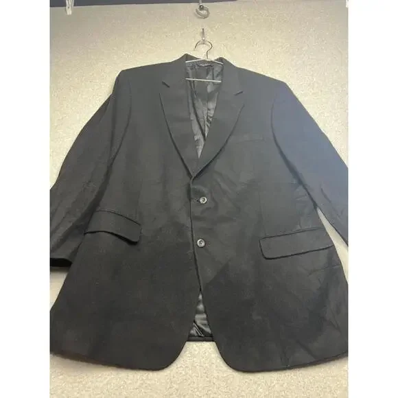 Jos A Bank 100% Cashmere Blazer Jacket Mens 46L Gordon Classic Formal